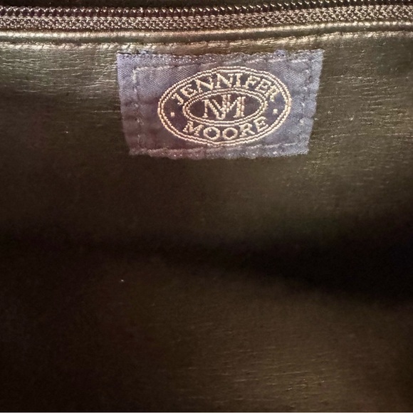 Vintage Jennifer Moore Blue Snakeskin Clutch Purse - Picture 2 of 3